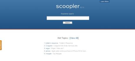Scoopler.com:实时搜索引擎
