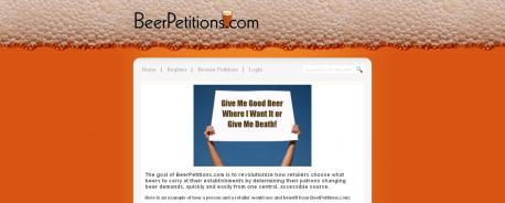 BeerPetitions.com：啤酒请愿书 喝上你喜欢的啤酒