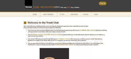 TrunkClub.com：网购又出新花样