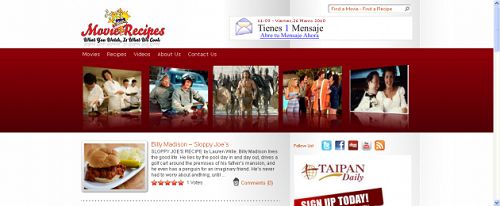 MovieRecipes.net：品尝电影中的食物吧
