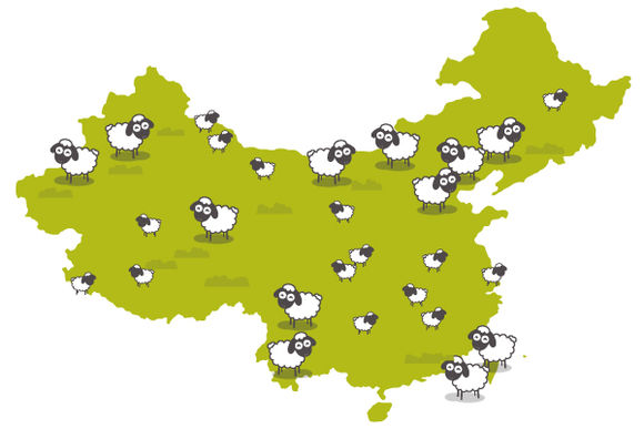 中国草原地图