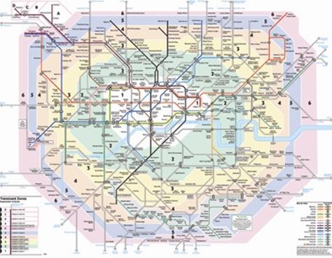 伦敦地铁图london underground