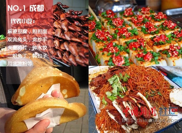 中国堪称吃货天堂的城市TOP20