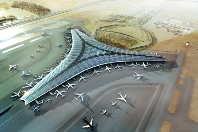 科威特国际机场3D效果图