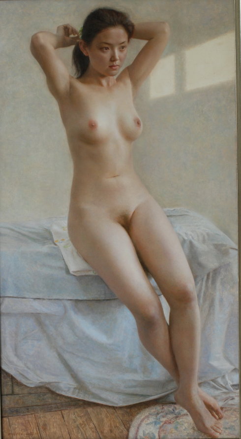 女性人物油画梳妆图赏（中国）