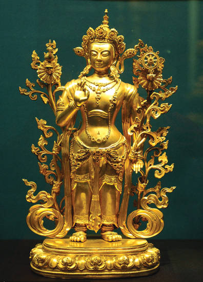 故宫藏皇家金佛