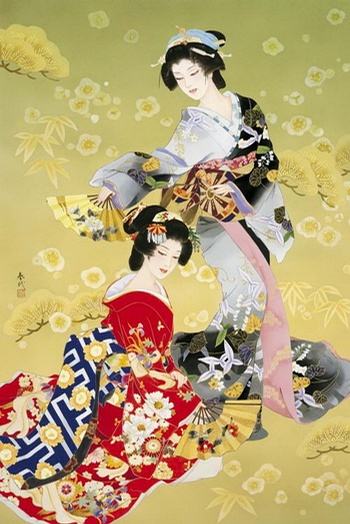 森田春代  美人绘
