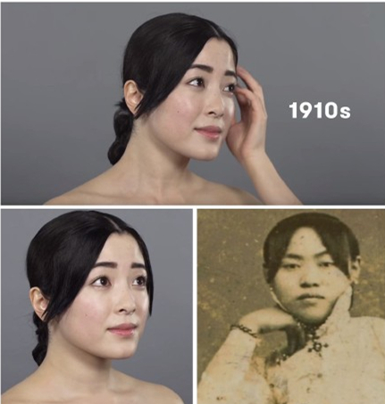 中国百年妆容变迁史