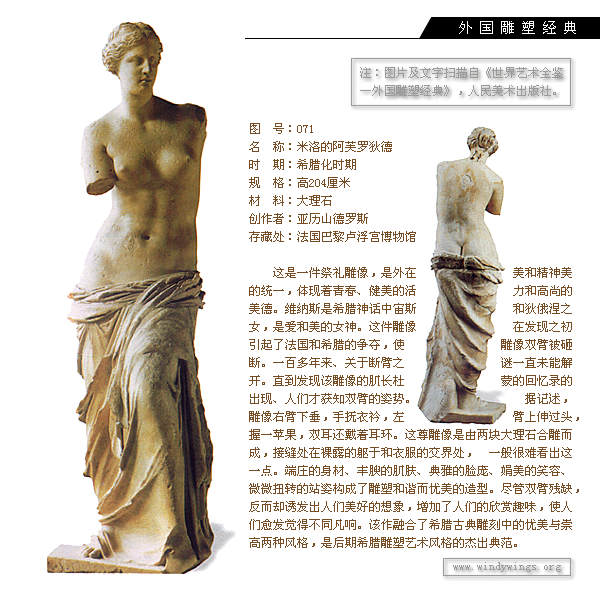 国外著名雕塑集锦