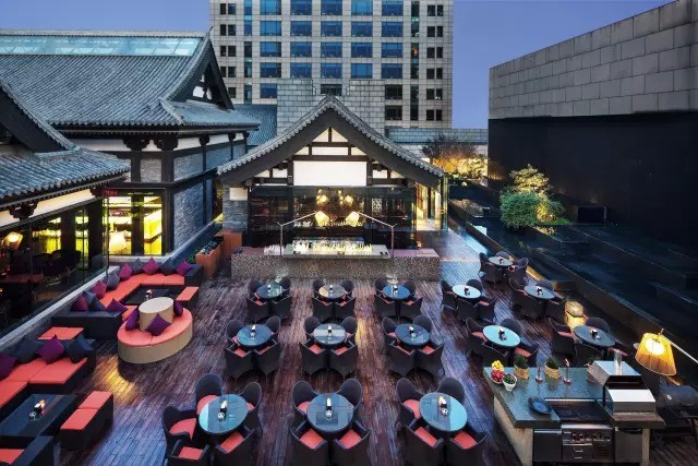 北京八大酒店露台
