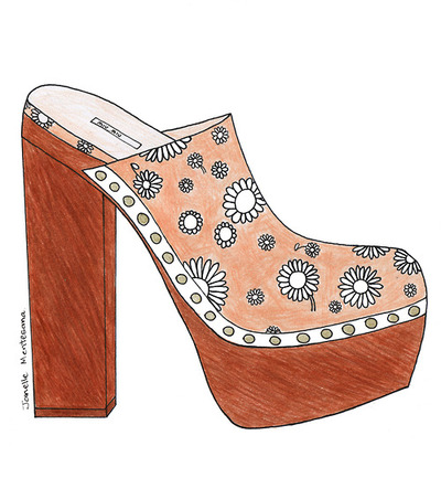 Miu Miu S/S10鞋子草图
