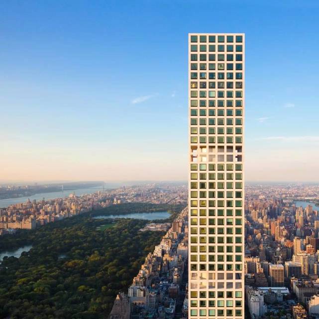 纽约曼哈顿的432 Park Avenue在92层样板房