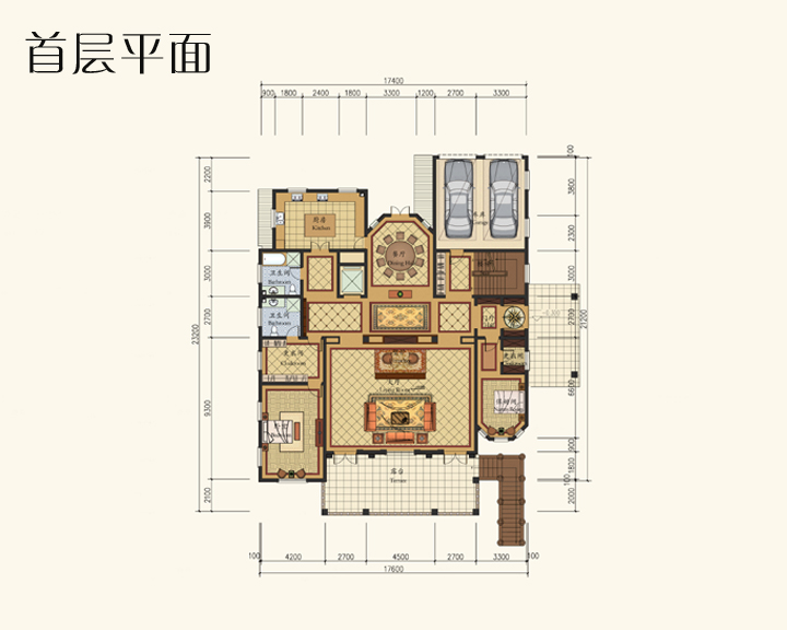 豪宅案例平面功能布局解析