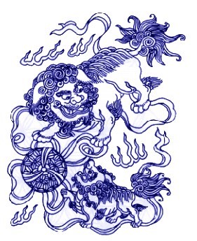 中国青花瓷传统图案及寓意（一）