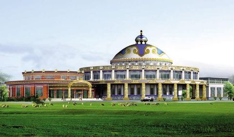 蒙古特色的建筑设计图