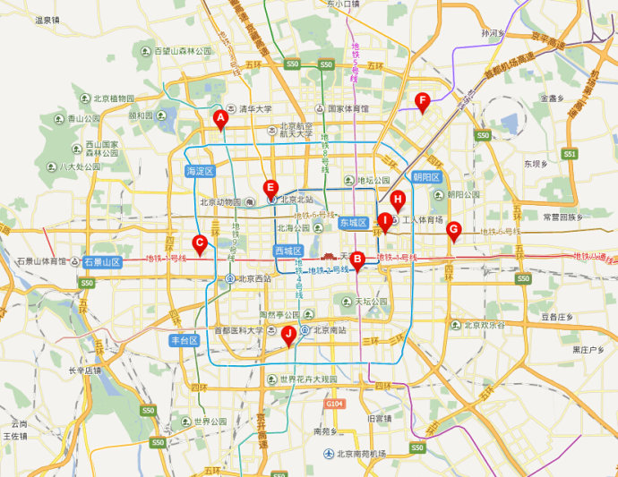 北京的南京大牌档地图
