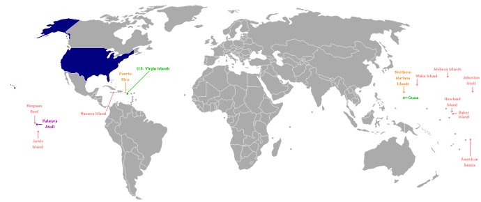 美国领土及其组成