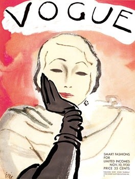 上世纪《VOGUE》复古手绘封面鉴赏（1）