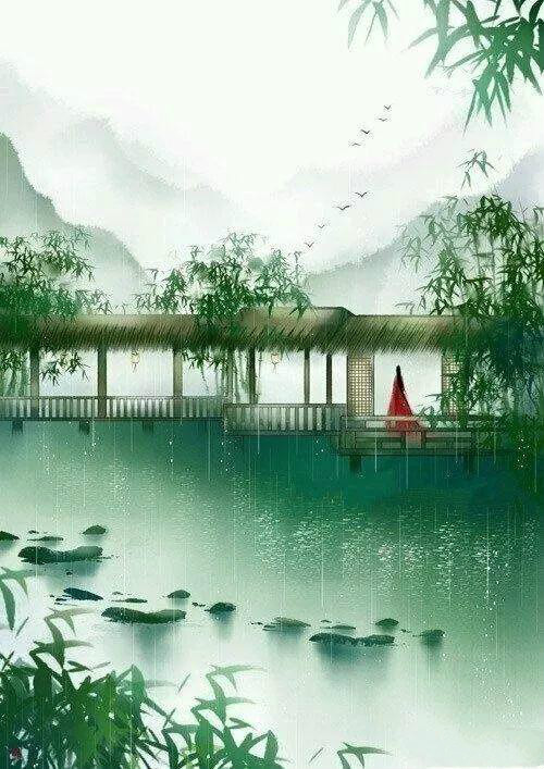 电视艺术片《春江曲》插曲--《春江雨》（ 靳小才）
