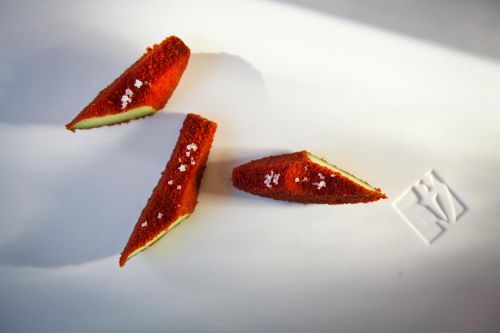 世界顶级餐馆菜--比利时三星米其林餐厅Hertog Jan牛油果菜做法
