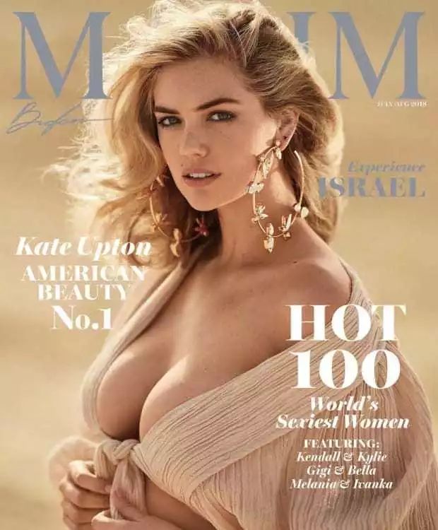 Kate Upton沙漠拍摄《Maxim》杂志封面照