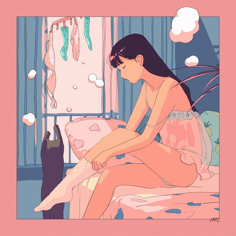 日本插画师apkgk用作品描绘青春少女情怀
