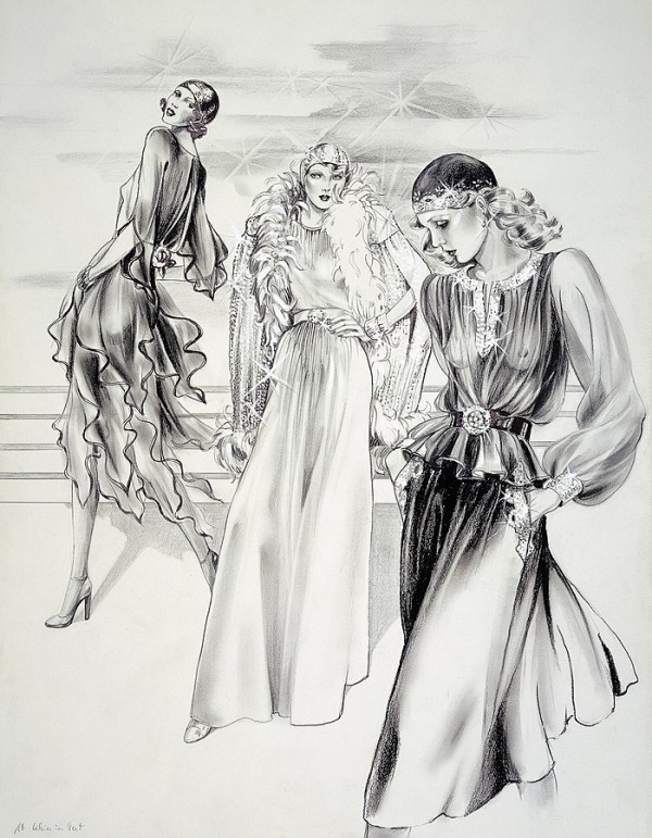与服装大师有关的服装画