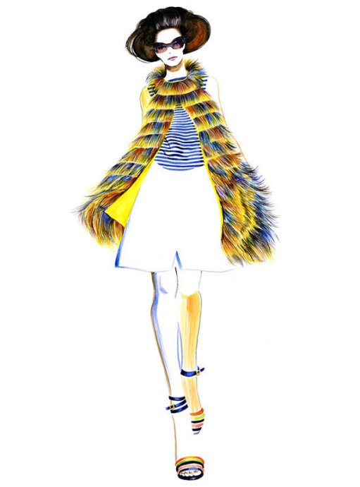 服装艺术画