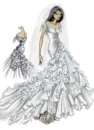 Versace Atelier婚纱设计图