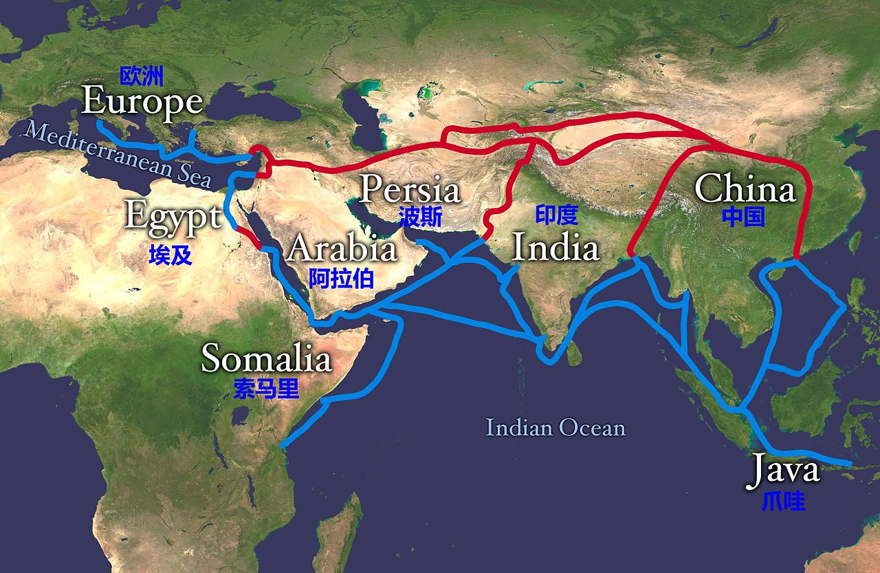 丝绸之路（Silk Road）地图
