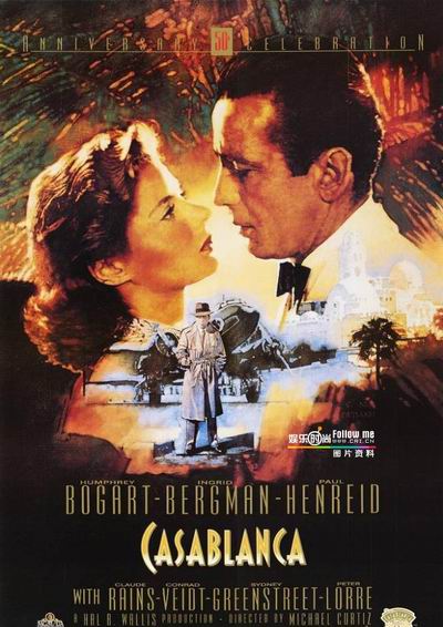 经典英文歌曲《卡萨布兰卡》（Casablanca）