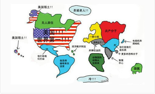 美国特色地图