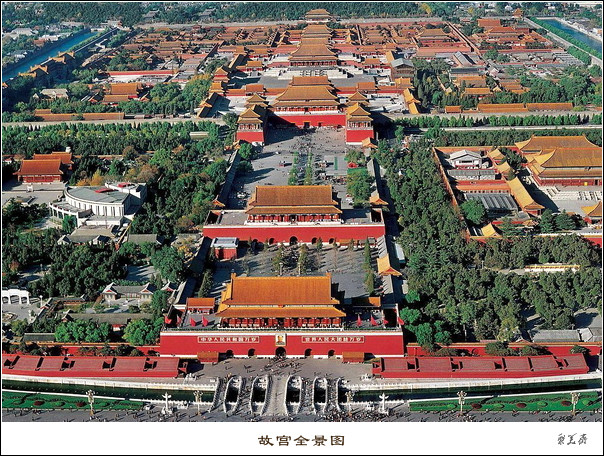 北京故宫地图