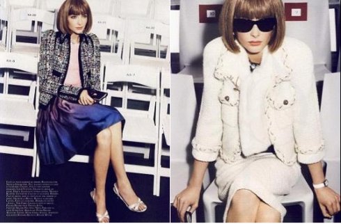 《Vogue》杂志美国版主编安娜·温图尔的那些经典元素