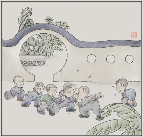 当年的童年游戏图（上）