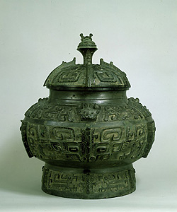 青铜瓿（饕餮纹）商代