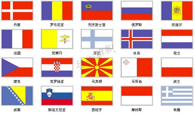 从国旗看欧洲