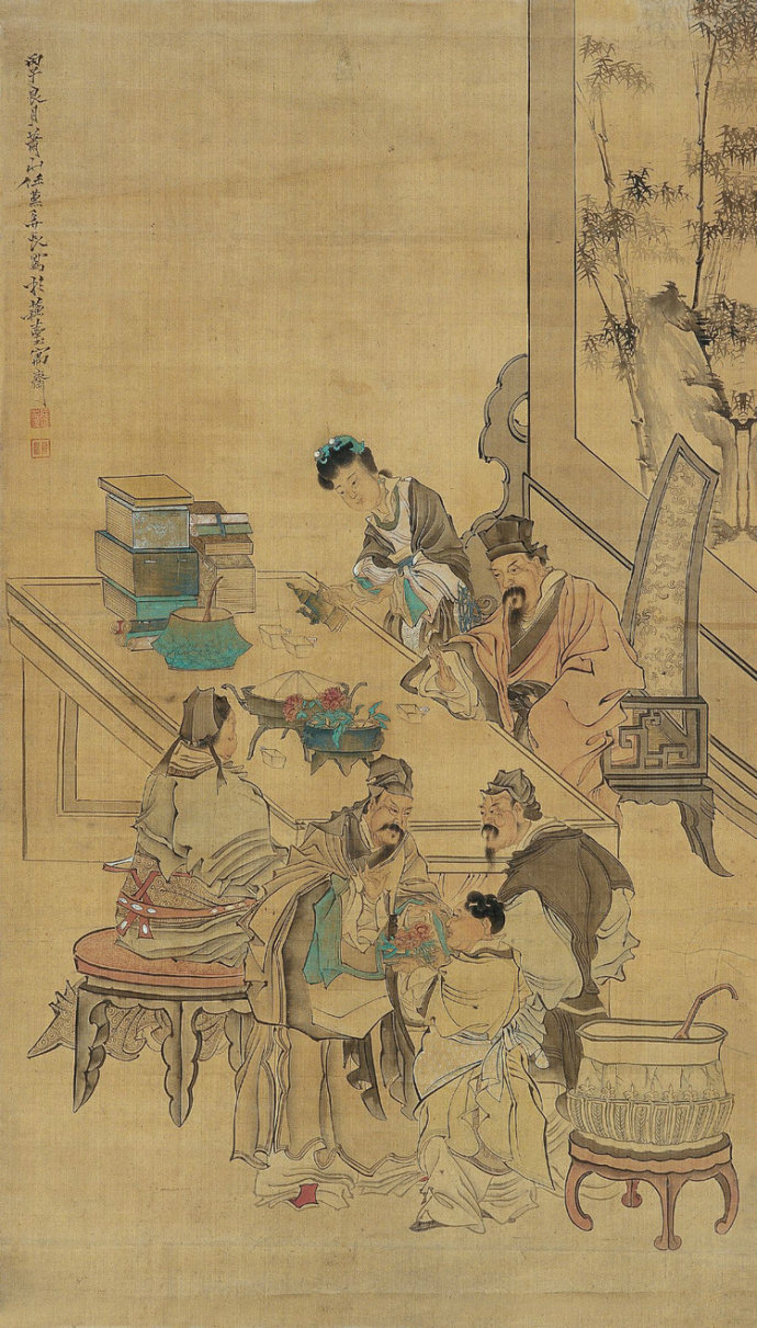 明代文人书房家具陈设