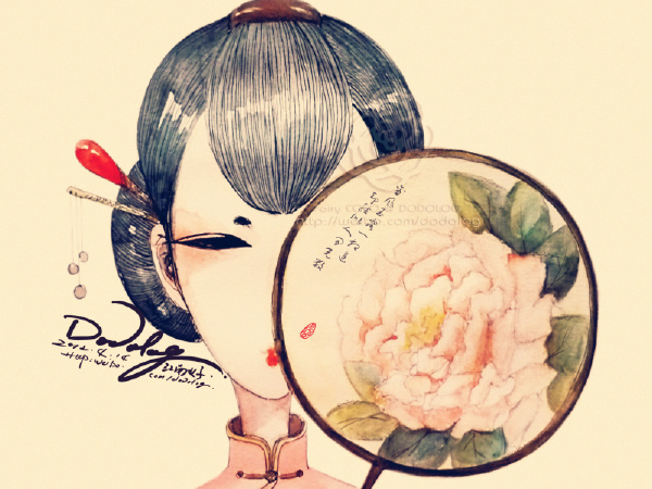 插画师Dodolog笔下的妖娆女子