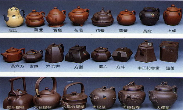 紫砂壶的器型及印款