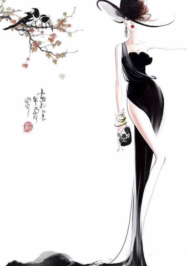 宁墨坊的时尚插画