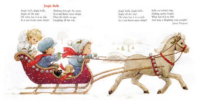 圣诞歌曲--铃儿响叮当(Jingle Bells)(童声英文版)