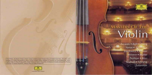 小提琴大师演奏精选集 MASTERS OF THE VIOLIN