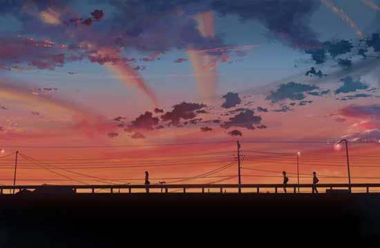 动画电影《秒速5厘米》插曲--《one more time,one more c