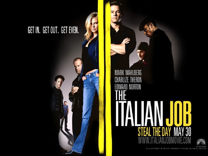 电影《偷天换日》(The Italian Job）插曲--《MONEY》