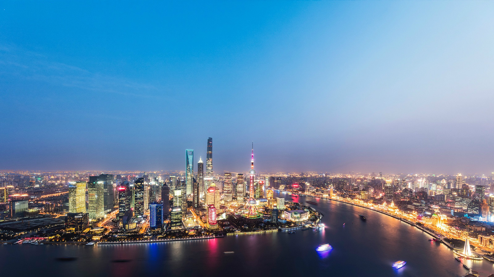 上海静安香格里拉大酒店--上海的夜景最美的酒店