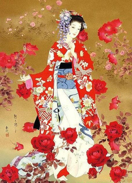 日本画歌妓图集
