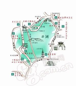 离西湖景区最近的旅馆