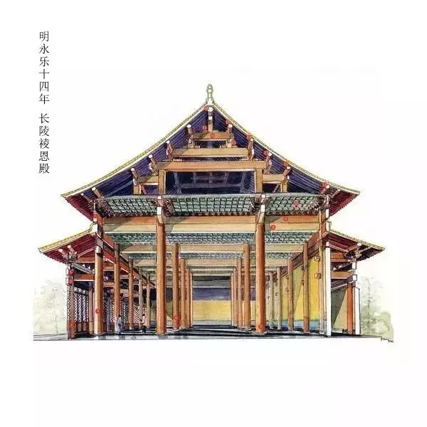 用剖视画的中国古建筑美得惊艳