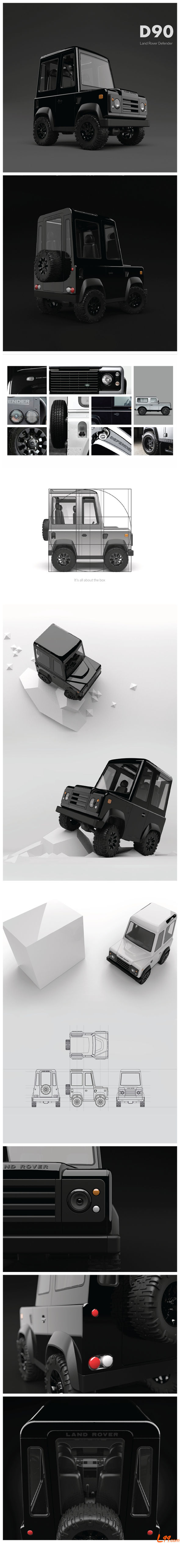 这样的 Range Rover Defender D90 你见过吗？